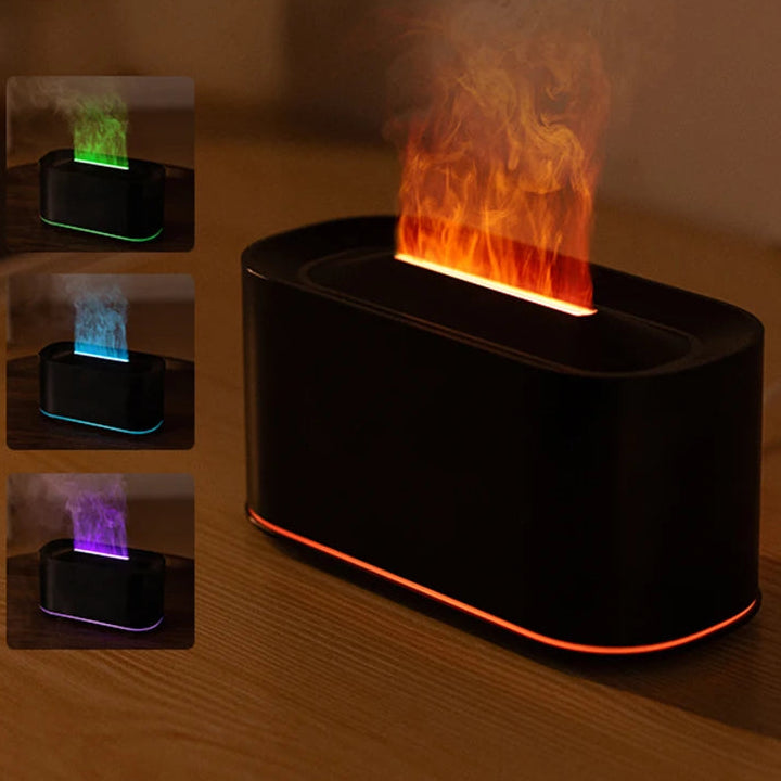 Humidificador de aroma con efecto llama
