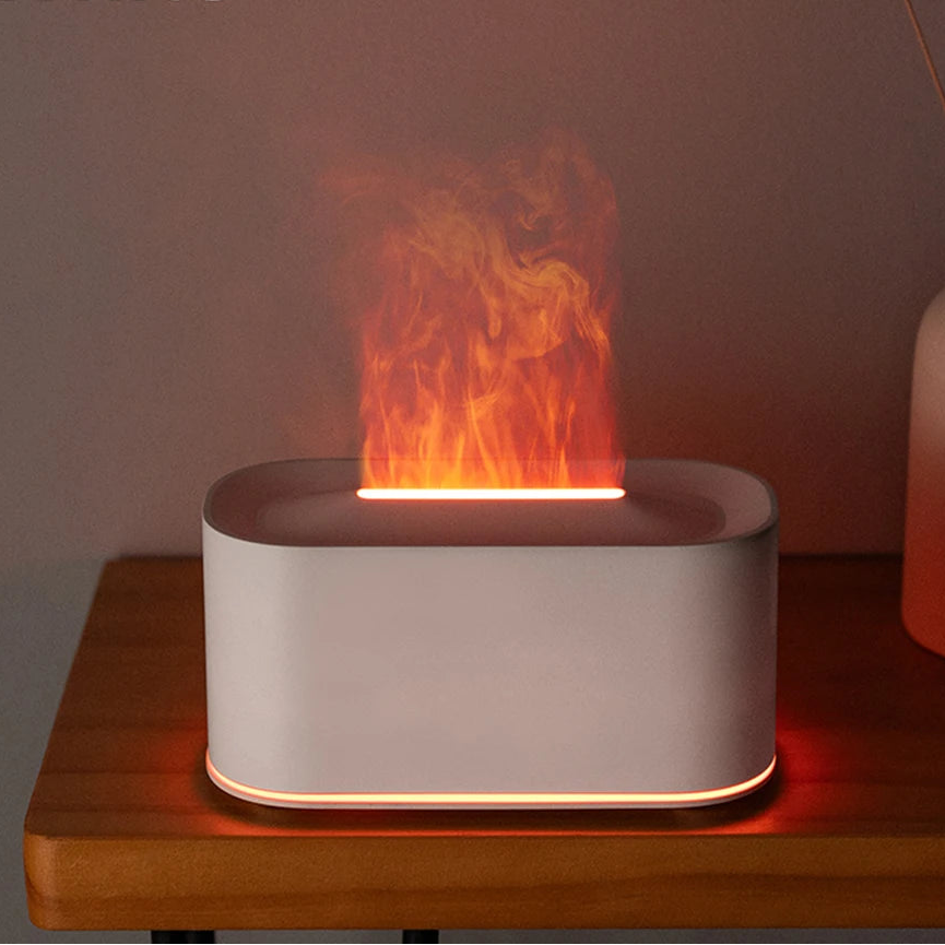 Humidificador de aroma con efecto llama