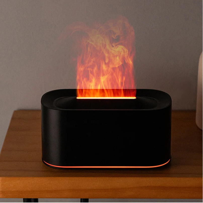 Humidificador de aroma con efecto llama